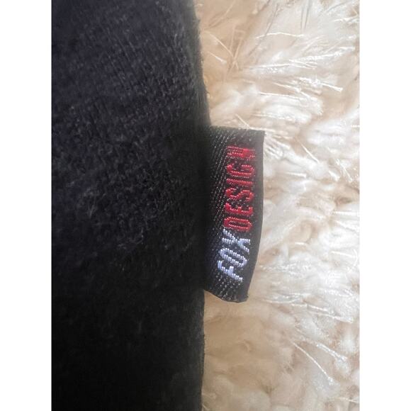 Fox Honda Zip Heavy Black Fleece and Faux Fur Racing Jacket XXL Sasquatch. Hood - Picture 9 of 10